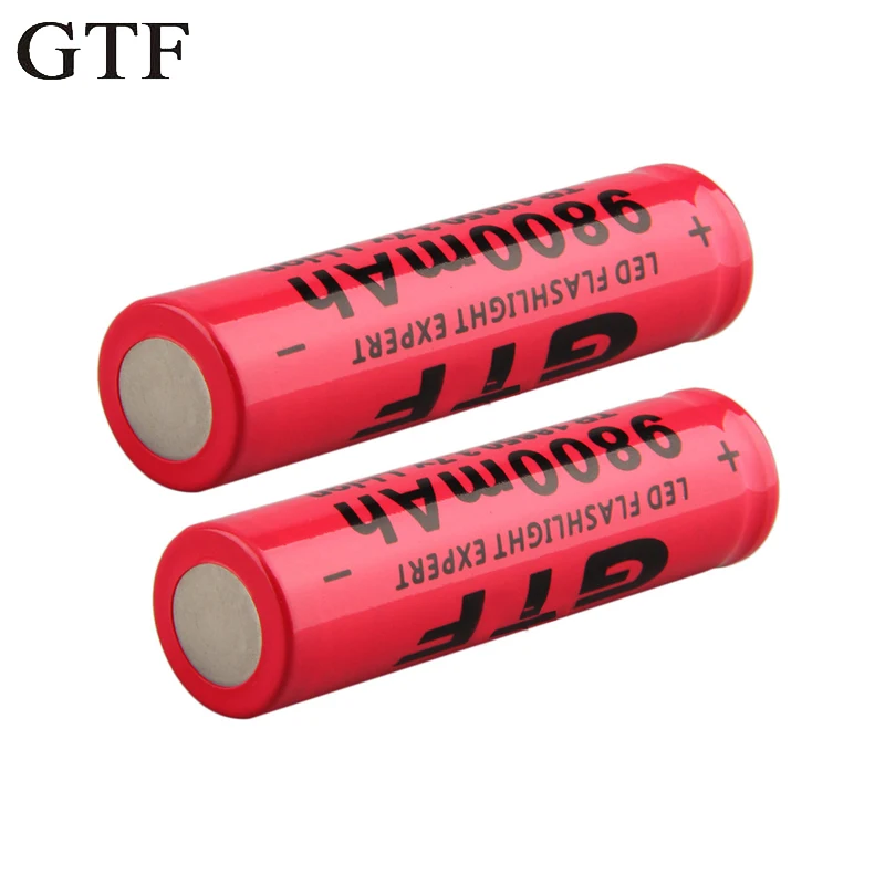 GTF 18650 Battery 3.7V 9800mAh Battery Rechargeable Li-ion LED Lantern Torch accumulator battery
GTF 18650 Battery 3.7V 9800mAh Battery Rechargeable Li-ion LED Lantern Torch accumulator battery