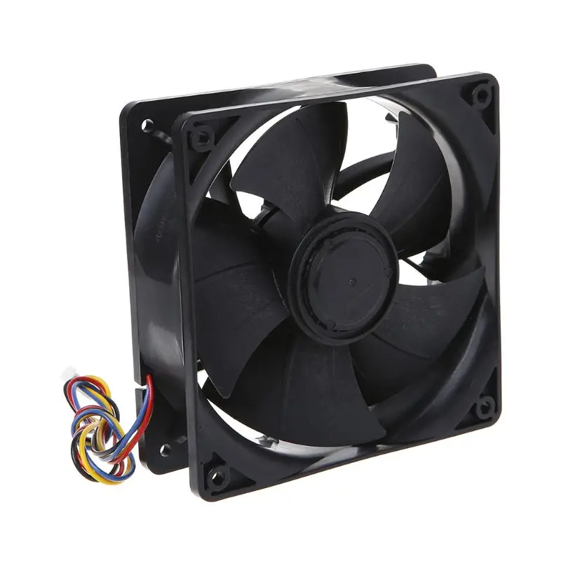 Miner Cooling Fan 12038 12V 3A Dual Ball Bearing Brushless 4-Wire PWM Temperature Control Radiator Air Cooler NX613-A00 N1HD
Miner Cooling Fan 12038 12V 3A Dual Ball Bearing Brushless 4-Wire PWM Temperature Control Radiator Air Cooler NX613-A00 N1HD