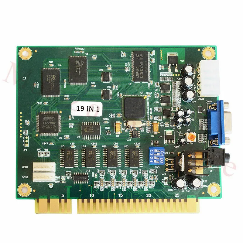 Игровая доска для игры Jamma 19 в 1 аркадная плата с несколькими играми печатная VGA CGA