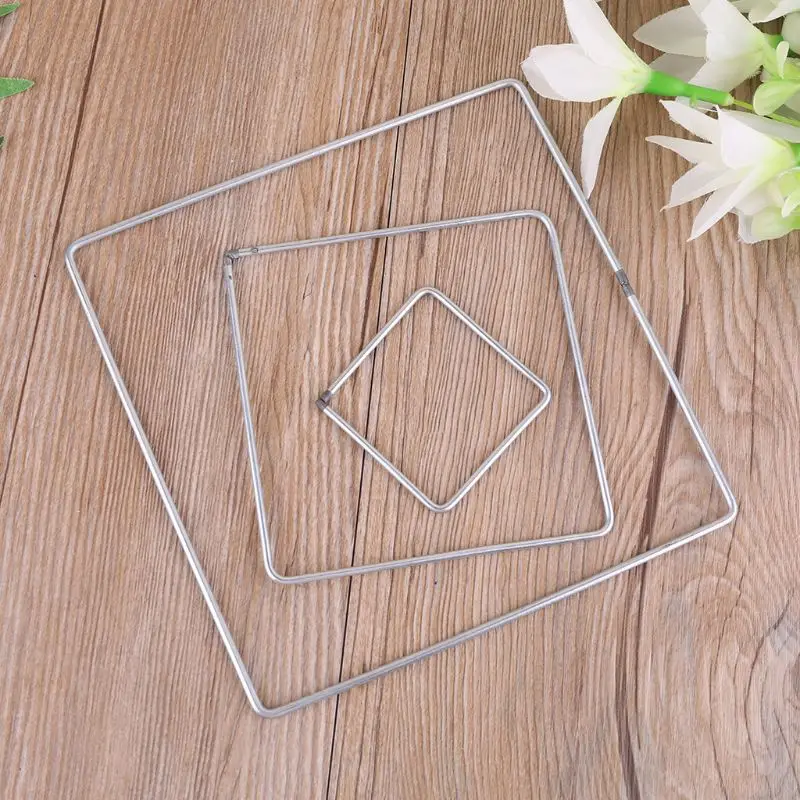 Metal Dream Catcher Square Hoop for DIY Handmade Dreamcatcher Macrame Material 57BB
Metal Dream Catcher Square Hoop for DIY Handmade Dreamcatcher Macrame Material 57BB