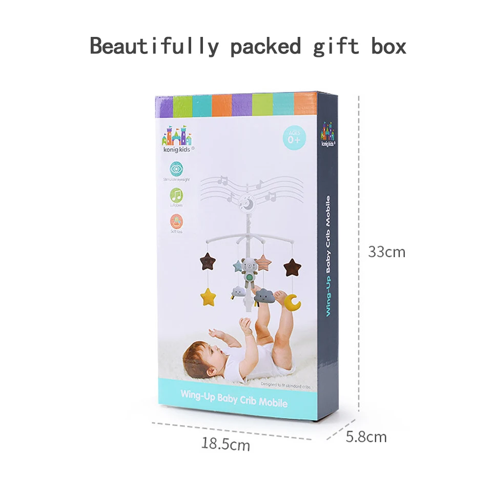0-12 Months Baby Rattles Toys Rotating Plush Animal Sweet Crib Soft Wind Bell Music Box Mobile to Bed Newborn Rattle Toys 
0-12 Months Baby Rattles Toys Rotating Plush Animal Sweet Crib Soft Wind Bell Music Box Mobile to Bed Newborn Rattle Toys