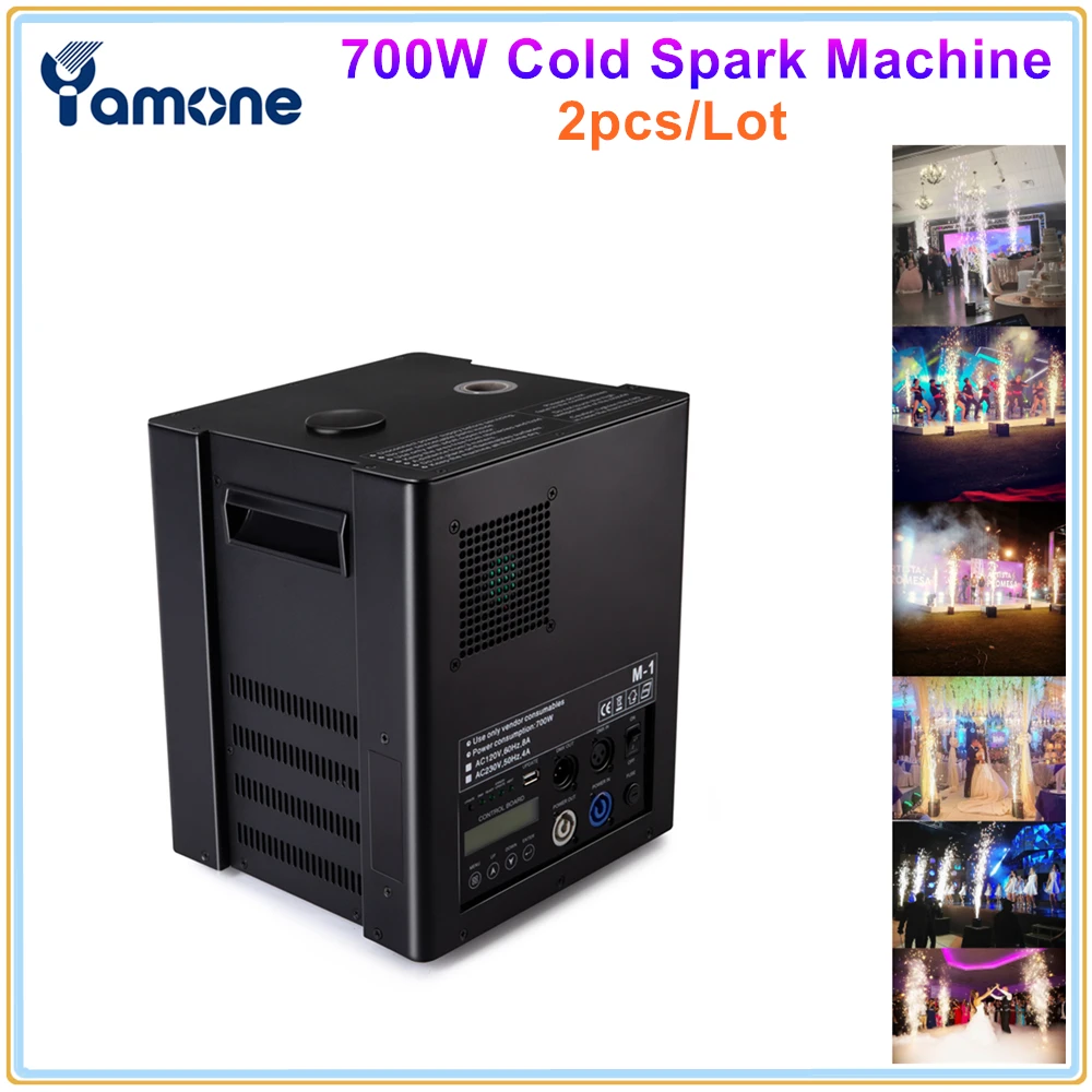 2pcs/Lot 700W Cold Spark Fireworks Machine Remote/DMX Control Sparklers Indoor Outdoor Wedding Celebration Party
2pcs/Lot 700W Cold Spark Fireworks Machine Remote/DMX Control Sparklers Indoor Outdoor Wedding Celebration Party