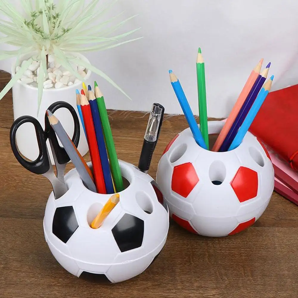 Soccer Shape Tool Supplies Pen Pencil Holder Football Gifts Rack Desktop Decoration Home Holder Table Student Shape Toothbr G9T5 
Soccer Shape Tool Supplies Pen Pencil Holder Football Gifts Rack Desktop Decoration Home Holder Table Student Shape Toothbr G9T5