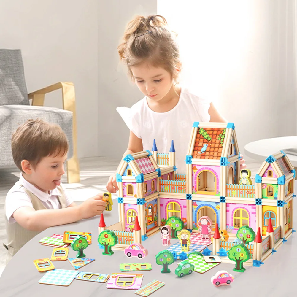 Funny Building Blocks Tasteless DIY Toys Collection House Model for Children Puzzle Baby Early Educational Toy
Funny Building Blocks Tasteless DIY Toys Collection House Model for Children Puzzle Baby Early Educational Toy