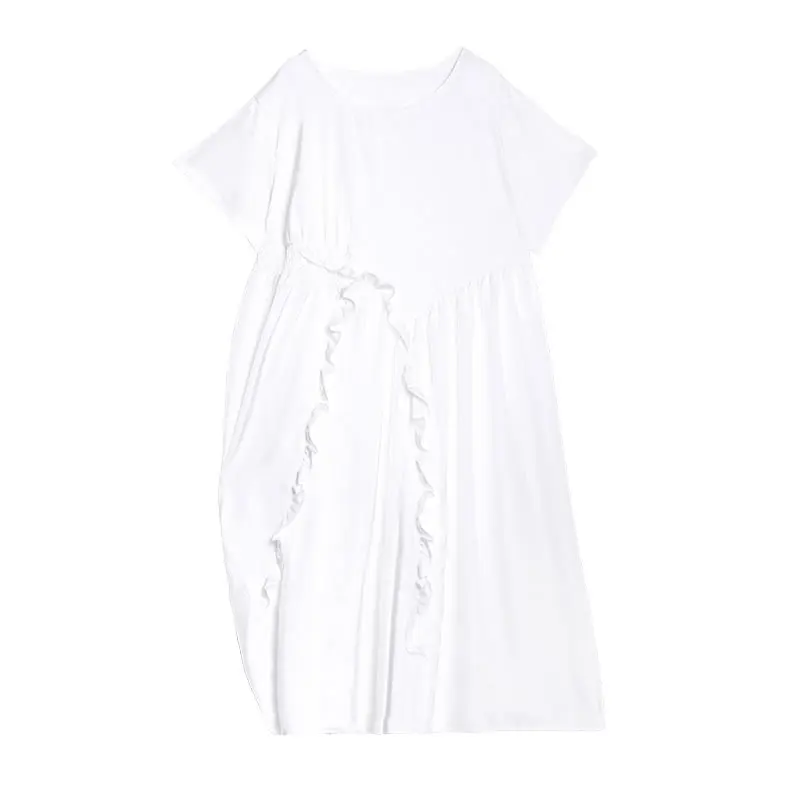 XITAO Plus Size Pleated Dress Fashion New 2021 Pullover Goddess Fan Black Solid Color Ruffle Minority Casual Style Dress GCC3863
XITAO Plus Size Pleated Dress Fashion New 2021 Pullover Goddess Fan Black Solid Color Ruffle Minority Casual Style Dress GCC3863