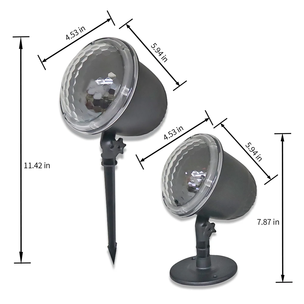 LED Laser Projector Light 2 Modes Waterproof Moving Halloween Decoration Rotating Lamp Christmas Landscape Garden Lights
LED Laser Projector Light 2 Modes Waterproof Moving Halloween Decoration Rotating Lamp Christmas Landscape Garden Lights