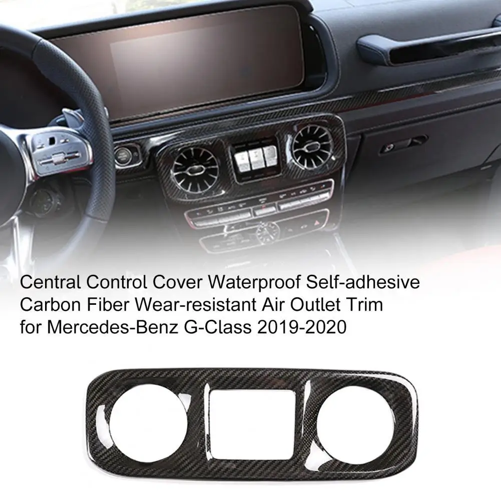 Central Control Cover Waterproof Self-adhesive Carbon Fiber Wear-resistant Air Outlet Trim for Mercedes-Benz G-Class 2019-2020
Central Control Cover Waterproof Self-adhesive Carbon Fiber Wear-resistant Air Outlet Trim for Mercedes-Benz G-Class 2019-2020