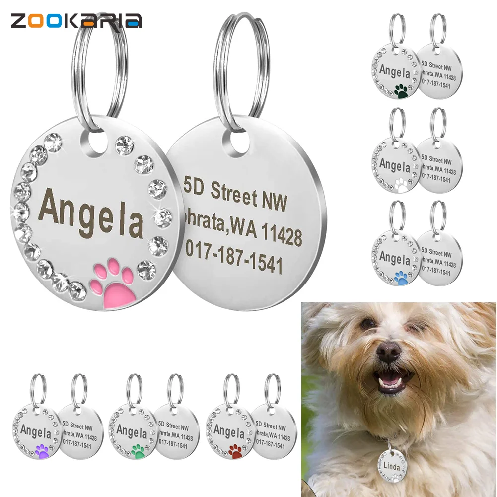 Personalized Dog Tag Custom Pet Puppy Cat ID Tag Dog Collar Accessories Engraved Stainless Steel Name Number for Dogs Cats
Personalized Dog Tag Custom Pet Puppy Cat ID Tag Dog Collar Accessories Engraved Stainless Steel Name Number for Dogs Cats