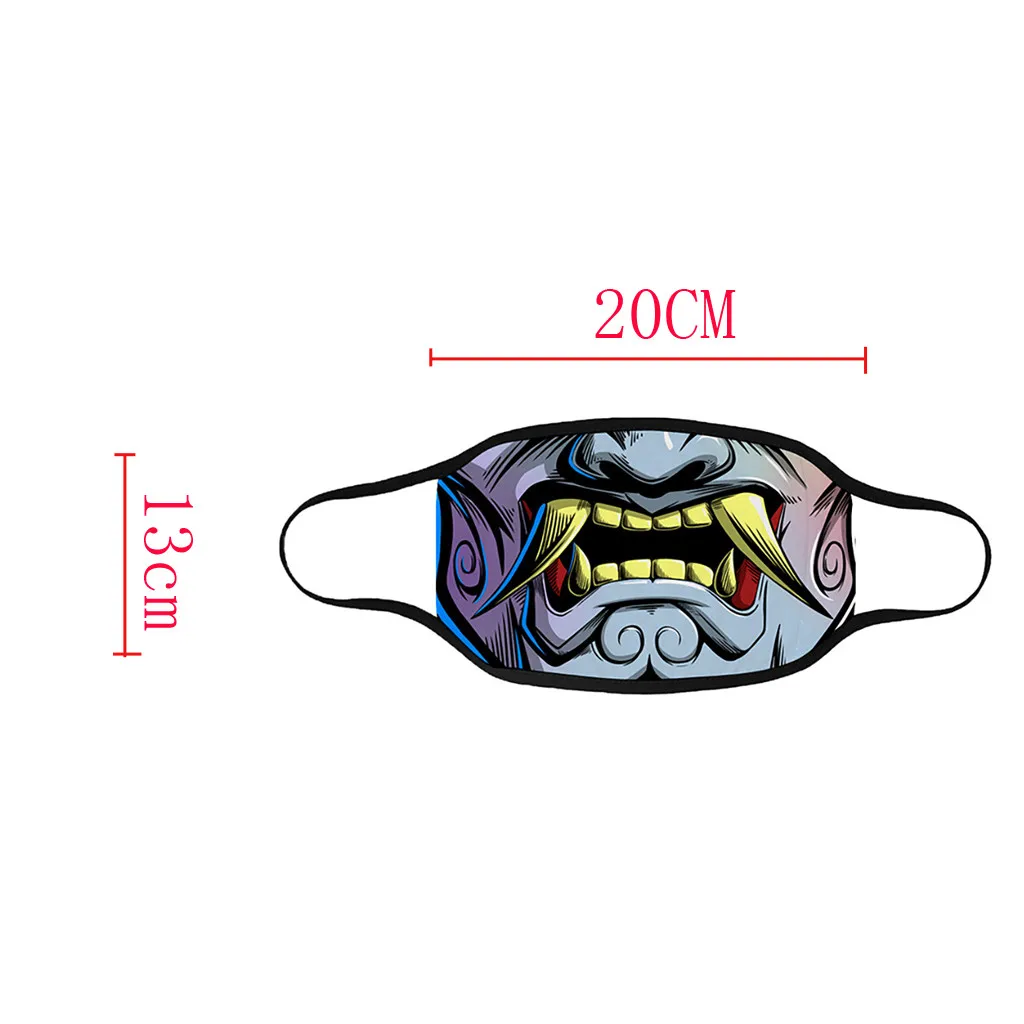 Halloween Men Women 3D Printed Reusable Washable Breathable Masks Mascarillas Cool Silk Breathing Masque Facial Mask
Halloween Men Women 3D Printed Reusable Washable Breathable Masks Mascarillas Cool Silk Breathing Masque Facial Mask