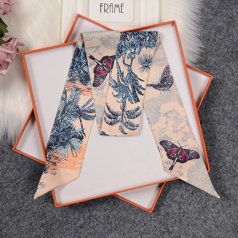 Rayon Spring Flowers And Plants Printing Full-scale Simulated Silk Scarf Binding Bag Handle Small Ribbon Scarf Customization
Rayon Spring Flowers And Plants Printing Full-scale Simulated Silk Scarf Binding Bag Handle Small Ribbon Scarf Customization