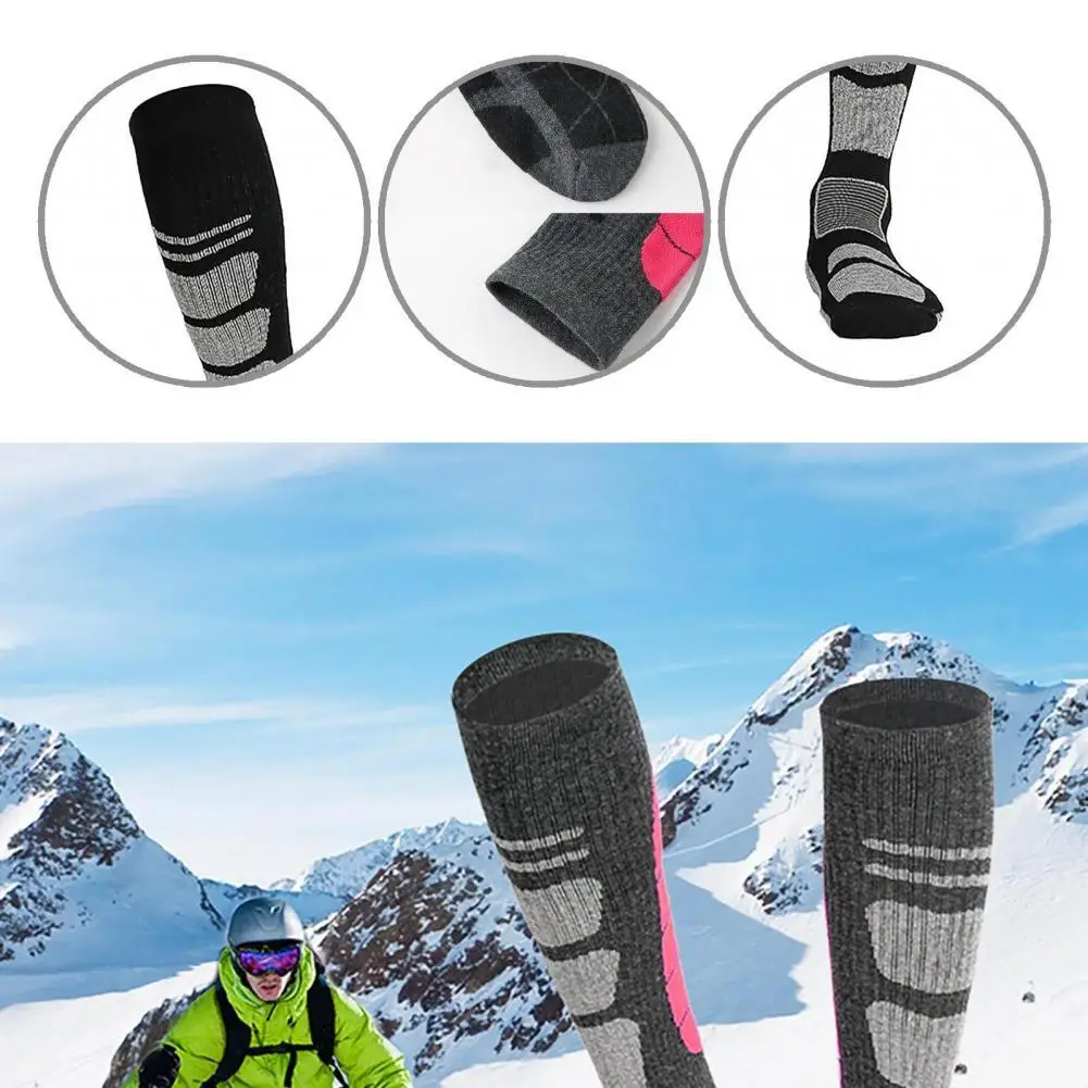 Shock Absorbing 1 Pair Practical Knee High Performance Snowboard Socks Integrated Molding Ski Socks Anti-wear for Ski
Shock Absorbing 1 Pair Practical Knee High Performance Snowboard Socks Integrated Molding Ski Socks Anti-wear for Ski