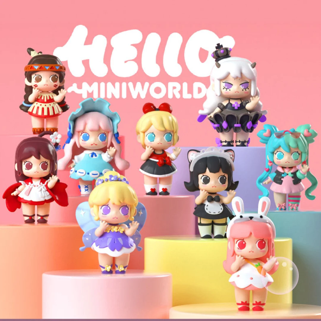 Mini World Art Troupe Surprise Pack Blind Box Cartoon Full Set Cute Doll Girl Heart Game Handmade Collection Jewelry Gift Box
Mini World Art Troupe Surprise Pack Blind Box Cartoon Full Set Cute Doll Girl Heart Game Handmade Collection Jewelry Gift Box