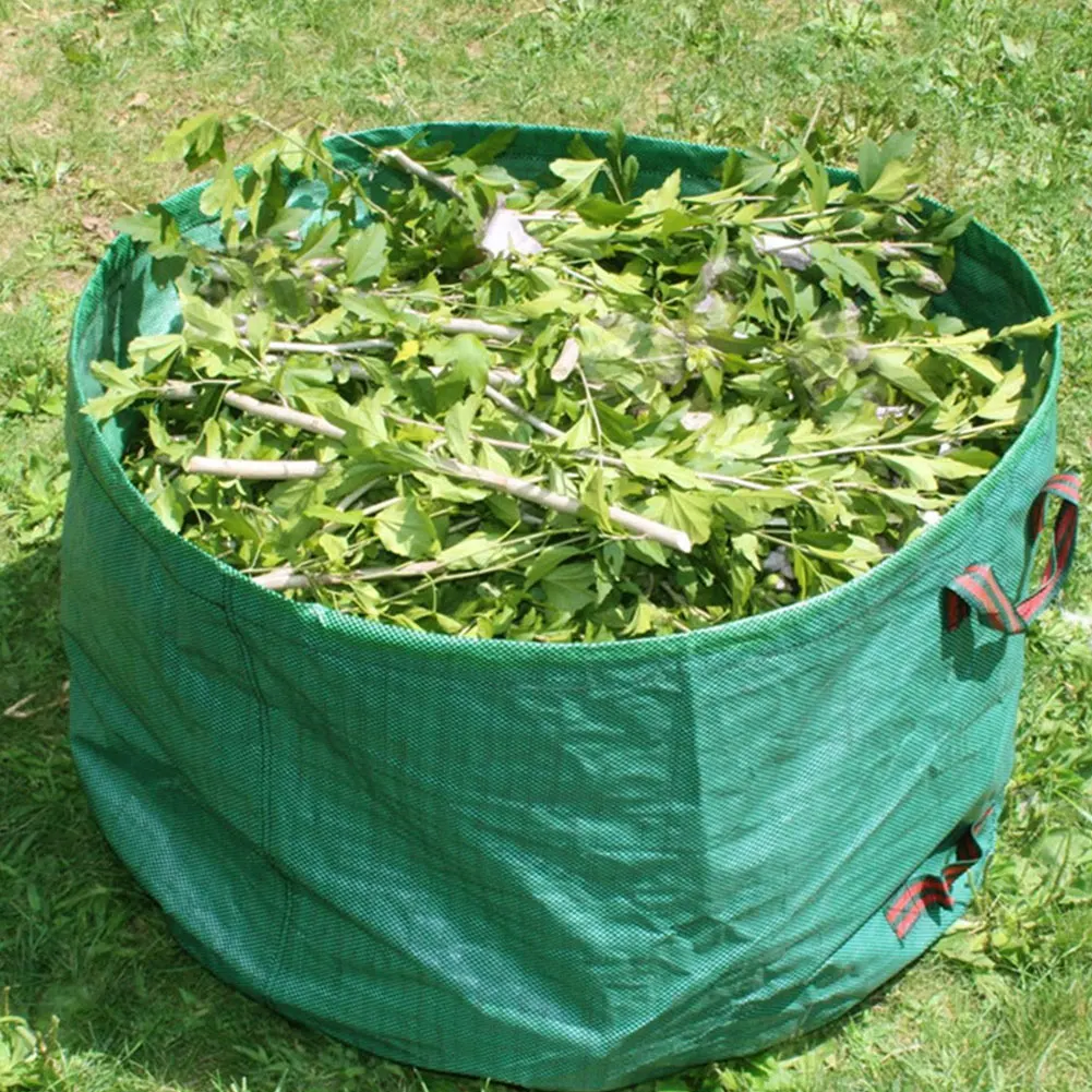 Garden Waste Bag Rubbish Refuse Sacks Green Reusable Waterproof Heavy Duty Garbage Handles For Outdoor Grass Weeds
Garden Waste Bag Rubbish Refuse Sacks Green Reusable Waterproof Heavy Duty Garbage Handles For Outdoor Grass Weeds