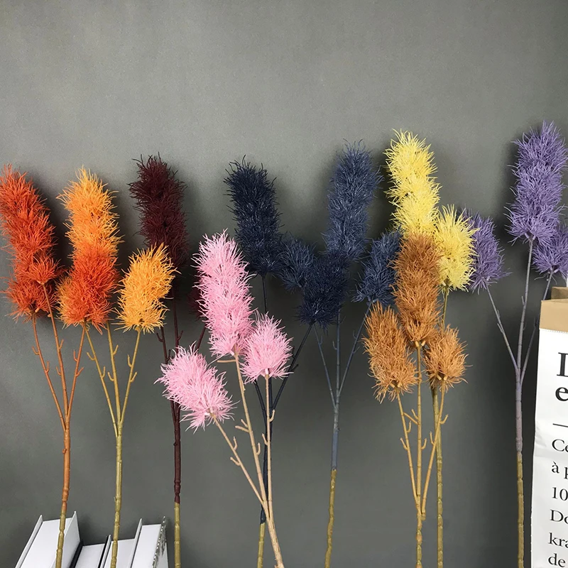 3 head Tail Plastic Artificial Plants Wedding Flower Bunch Hotel Idyllic Fake Flowers DIY Flower Arrangement
3 head Tail Plastic Artificial Plants Wedding Flower Bunch Hotel Idyllic Fake Flowers DIY Flower Arrangement
