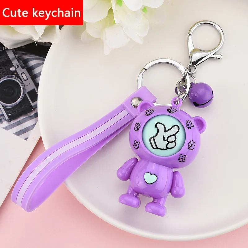 Fashion Bear Keychain Pendant Cartoon Acrylic Plastic Lanyard Luxury Mobile Phone Leather Bag Key Ring Chain Christmas Gift
Fashion Bear Keychain Pendant Cartoon Acrylic Plastic Lanyard Luxury Mobile Phone Leather Bag Key Ring Chain Christmas Gift