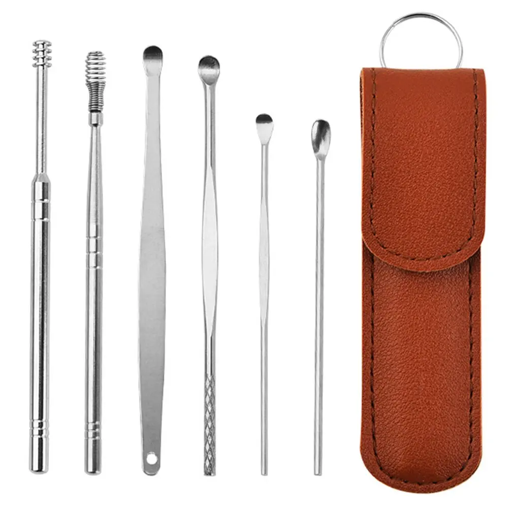 6Pcs Ear Cleaner Wax Removal Tool Earpick Sticks Wax Remover Curette Ear Pick Cleaning Ear Cleaner Spoon Health Care Earpick
6Pcs Ear Cleaner Wax Removal Tool Earpick Sticks Wax Remover Curette Ear Pick Cleaning Ear Cleaner Spoon Health Care Earpick
