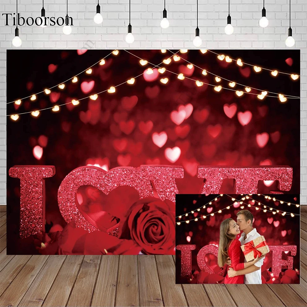 Romantic Rose Photo Background for Valentine's Day Red Love Heart Wedding Party Photo Bridal Shower Backdrop Decorations
Romantic Rose Photo Background for Valentine's Day Red Love Heart Wedding Party Photo Bridal Shower Backdrop Decorations