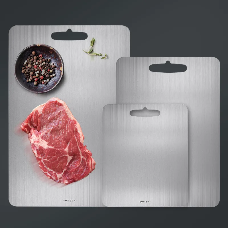 Easy Clean Cutting Board Fruit Vegetable Meat Chopping Board Practical Kitchen Tool Portable 304 Stainless Steel Chopping Block
Easy Clean Cutting Board Fruit Vegetable Meat Chopping Board Practical Kitchen Tool Portable 304 Stainless Steel Chopping Block
