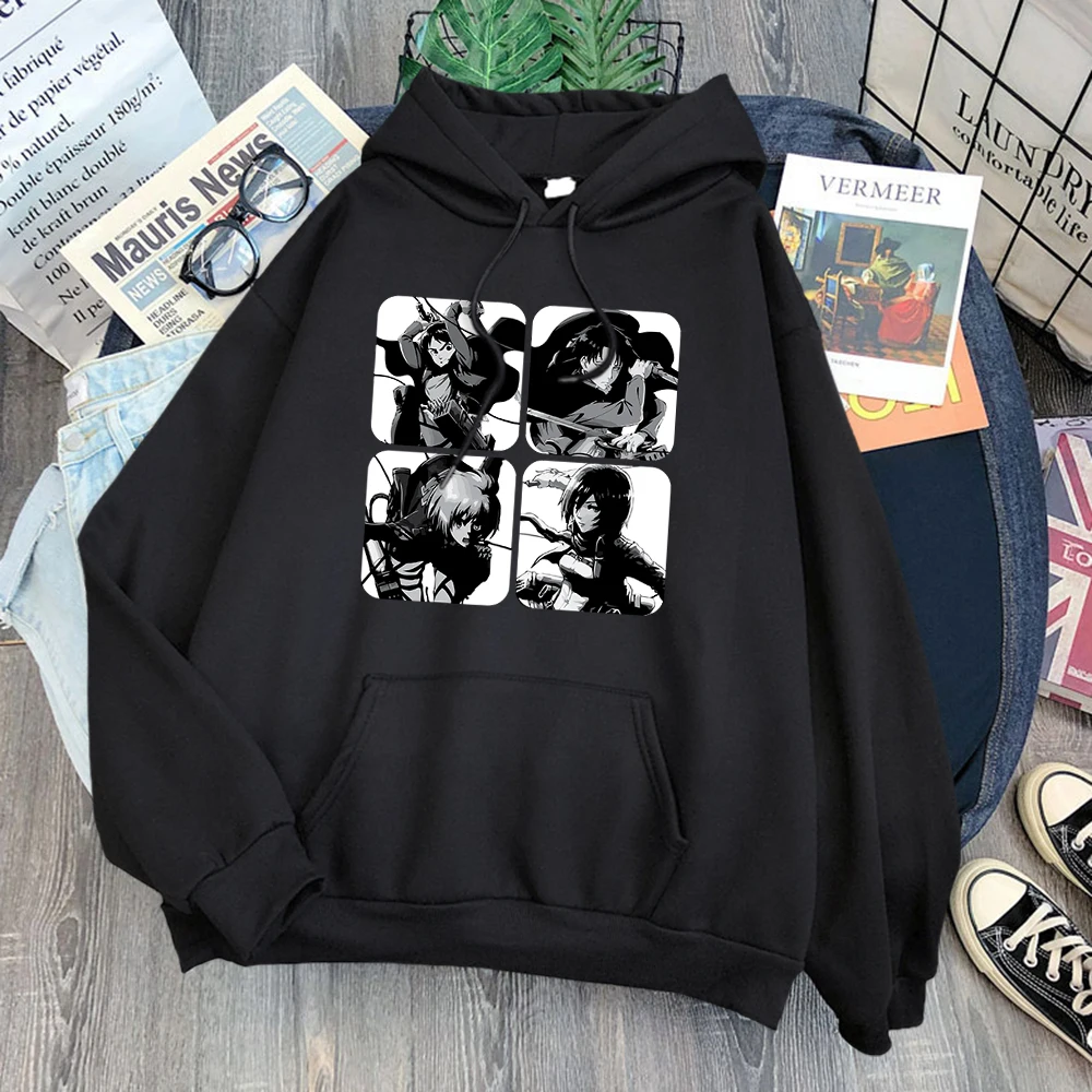 Attack On Titan Girl Anime Print Hoodies Women Spring New Loose Hooded Harajuku Fleece Women Hoodie Hip Hop Style Womens Hoody
Attack On Titan Girl Anime Print Hoodies Women Spring New Loose Hooded Harajuku Fleece Women Hoodie Hip Hop Style Womens Hoody