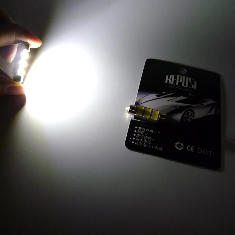 2x31 мм 36 39 42 белая гирлянда C5W C10W светодиодный ная лампа 5630 LED Canbus без ошибок для