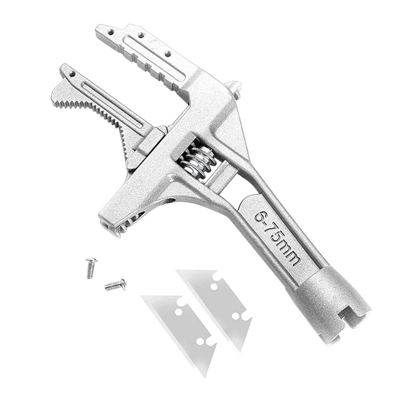 Bathroom Use Alloy Home Universal Short Shank Opening Water Pipe Hand Tool Repairing Adjustable Wrench Portable Large Spanner
Bathroom Use Alloy Home Universal Short Shank Opening Water Pipe Hand Tool Repairing Adjustable Wrench Portable Large Spanner
