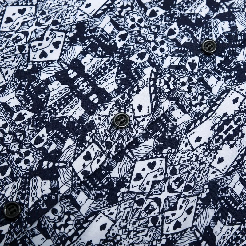 Popular New Large Men's Cotton Long Sleeve Shirt Print Shirt Poker King Print Shirt Casual Lapel Shirt Shirt for Man
Popular New Large Men's Cotton Long Sleeve Shirt Print Shirt Poker King Print Shirt Casual Lapel Shirt Shirt for Man