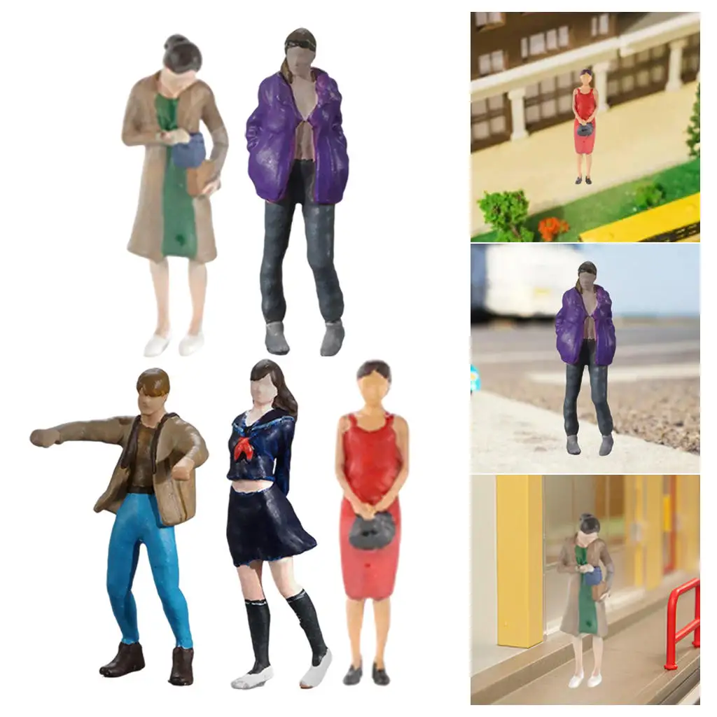 Tiny 1/64 Painted Figures Desktop Decor Micro Landscape Ornament Doll Toys Miniature for Park Buliding Railway Road Adults Gifts
Tiny 1/64 Painted Figures Desktop Decor Micro Landscape Ornament Doll Toys Miniature for Park Buliding Railway Road Adults Gifts