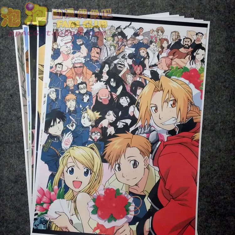 8pcs/lot A3 Anime Fullmetal Alchemist Wall Pictures for Living Room Film Posters Sticker Decoration Gift 
8pcs/lot A3 Anime Fullmetal Alchemist Wall Pictures for Living Room Film Posters Sticker Decoration Gift