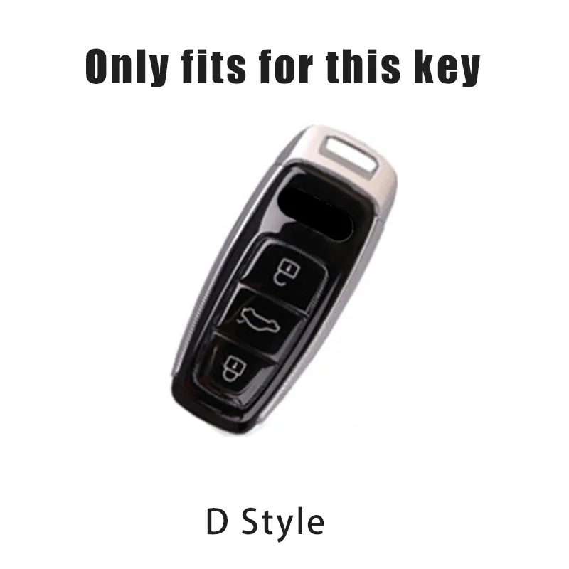 Zinc Alloy + TPU Car Key Case Full Cover For Audi A6 A7 A8 Q8 E-tron C8 D5 A8L A6L 2018 2019 Car Stying Interior Accessories
Zinc Alloy + TPU Car Key Case Full Cover For Audi A6 A7 A8 Q8 E-tron C8 D5 A8L A6L 2018 2019 Car Stying Interior Accessories