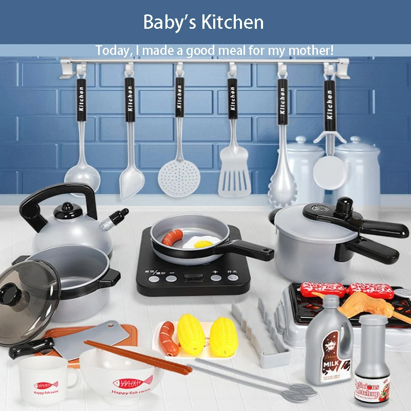 Children Kitchen Toys Miniature Set Pretend Play Simulation Food Cookware Pot Pan Cooking Play House Utensils Toy Kids Gift
Children Kitchen Toys Miniature Set Pretend Play Simulation Food Cookware Pot Pan Cooking Play House Utensils Toy Kids Gift