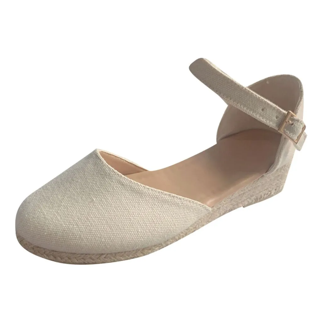 Women's Sandals Shoes Wedges Sandals 2020 Summer Women' Buckle Ankle Strap Sandals Summer Weaving Breathable Shoes
Women's Sandals Shoes Wedges Sandals 2020 Summer Women' Buckle Ankle Strap Sandals Summer Weaving Breathable Shoes