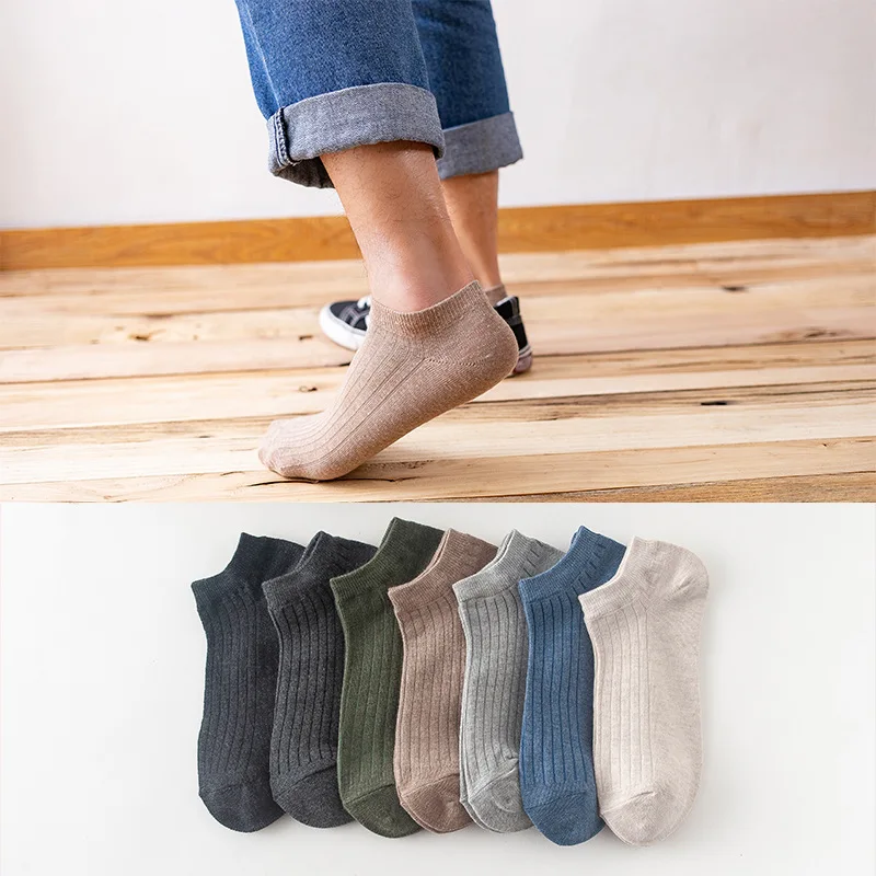 Spring Summer New Men Solid Color Socks Leisure Boat Socks Cotton Comfortable and Breathable Adult Sock Short Black Gift for Men
Spring Summer New Men Solid Color Socks Leisure Boat Socks Cotton Comfortable and Breathable Adult Sock Short Black Gift for Men