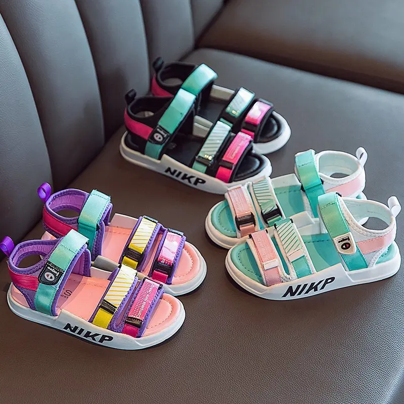 Girls' Sandals Summer New Fashion Children's Beach Boys Children Princesses Big Children's Soft-soled Baby Shoes 1T-14T
Girls' Sandals Summer New Fashion Children's Beach Boys Children Princesses Big Children's Soft-soled Baby Shoes 1T-14T