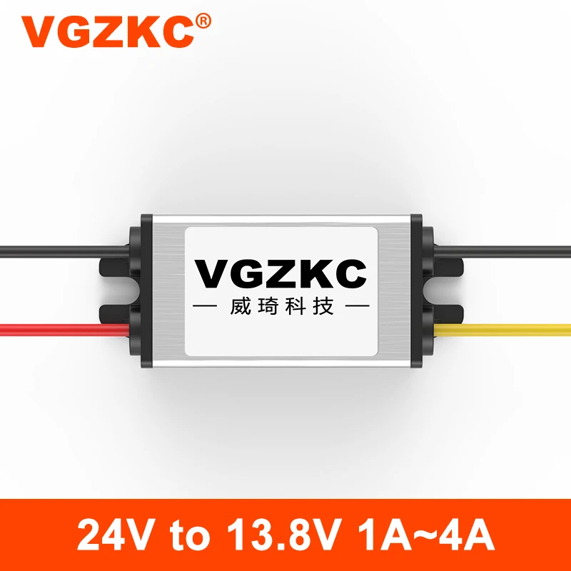 VGZKC от 24 В до 13 8 в 1 ~ 4A модуль питания постоянного тока стабилизатор напряжения