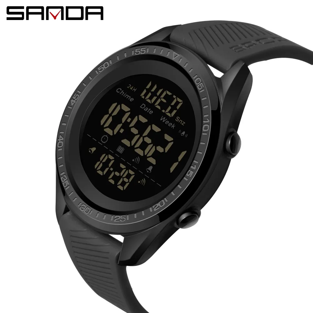 Часы наручные SANDA мужские с хронографом водонепроницаемые | Наручные часы