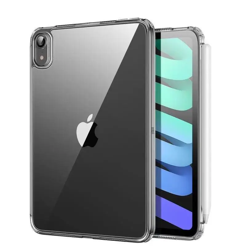 Clear for Ipad Mini 6 2021 Case with Pencil Holder Cover TPU Hard Back Cover for Ipad Mini 6 6th Gen Shockproof Protective Cases
Clear for Ipad Mini 6 2021 Case with Pencil Holder Cover TPU Hard Back Cover for Ipad Mini 6 6th Gen Shockproof Protective Cases