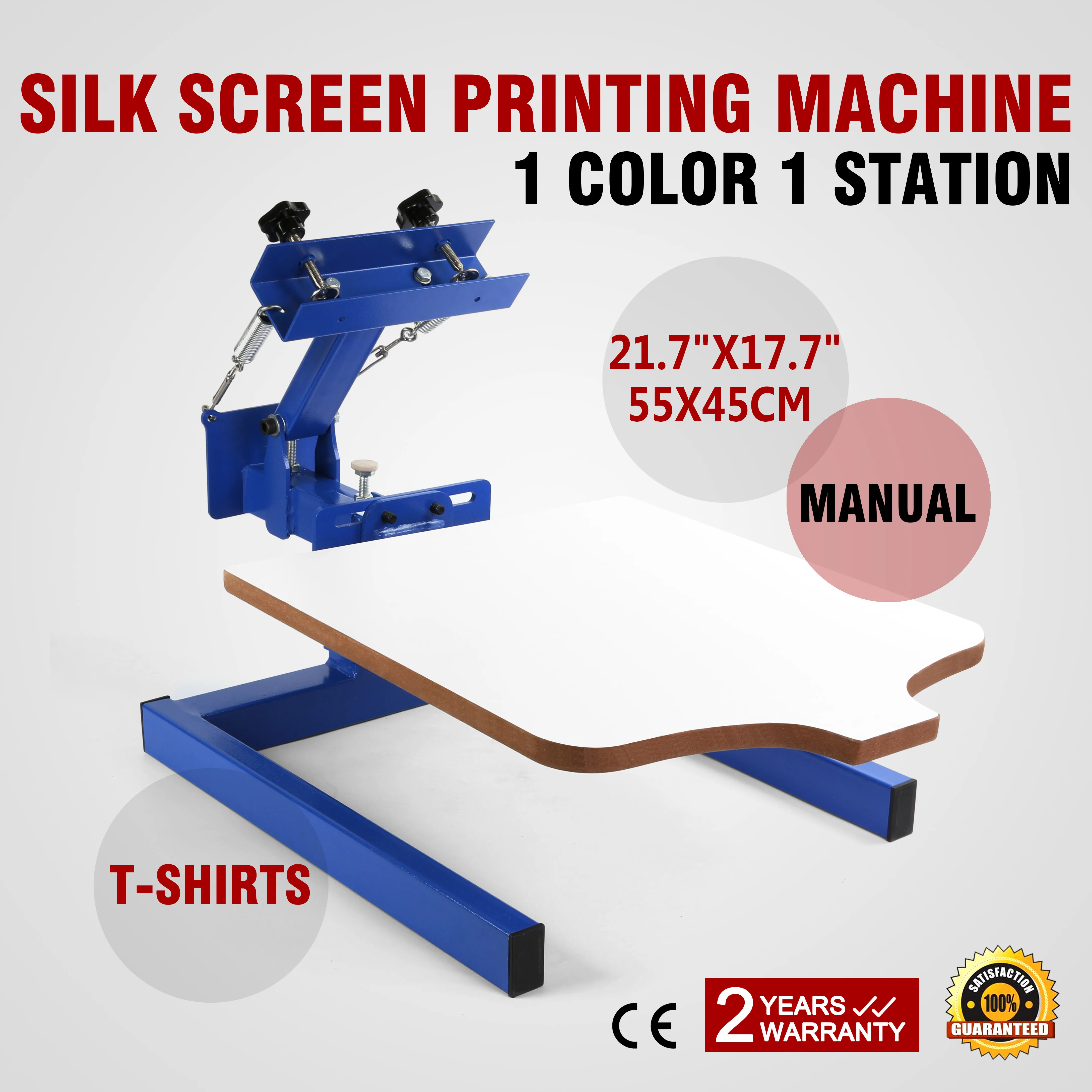 Silk Screen Printing Machine 1 Station Screen Printing Press Double Spring T-shirt Screen Printing Machine 1 Color
Silk Screen Printing Machine 1 Station Screen Printing Press Double Spring T-shirt Screen Printing Machine 1 Color