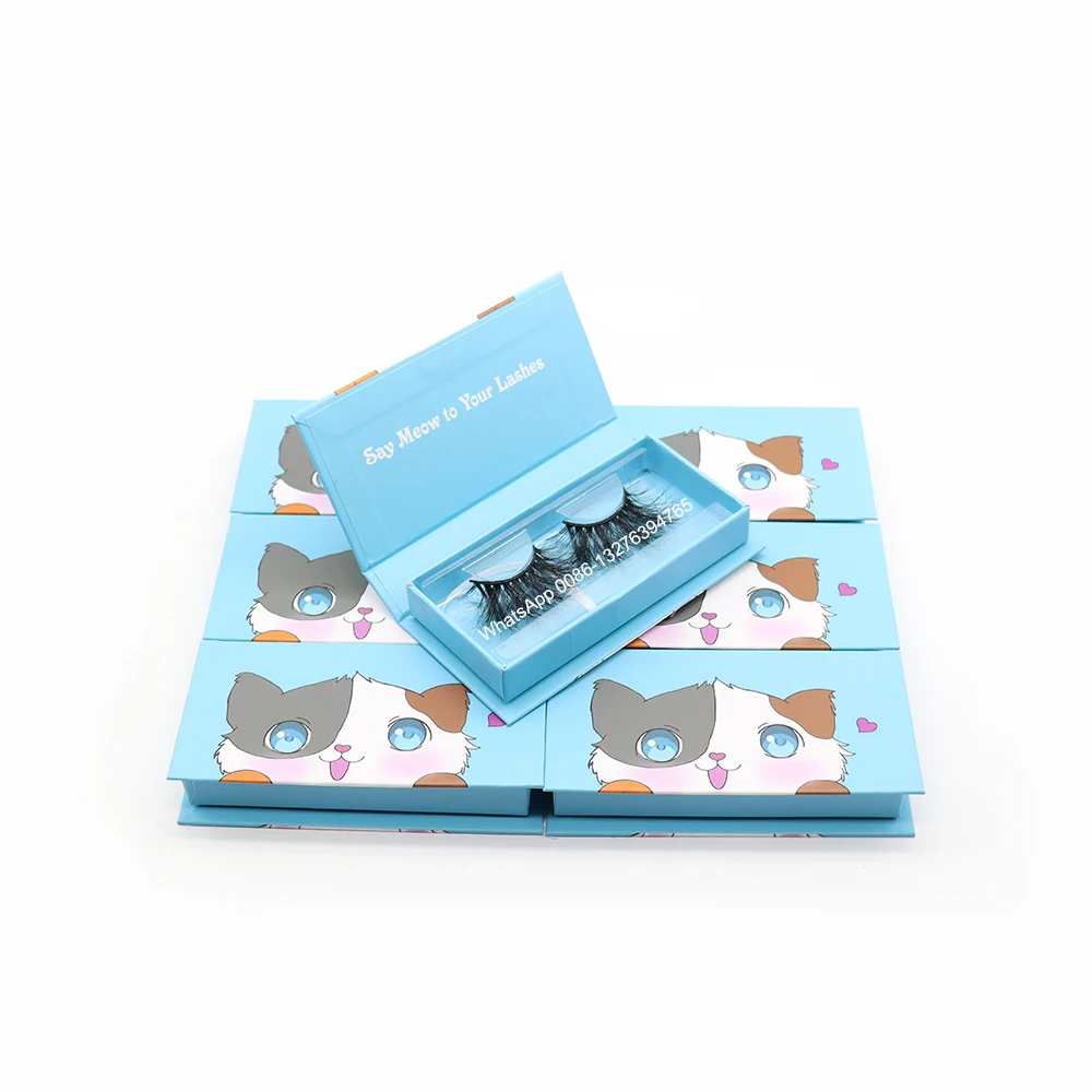 Cute Cartoons Cat Eyelash Box Free Plastic Tray 3D Mink Lashes Wholesale Free Fast Shipping Thick Dramatic Custom Lashbox
Cute Cartoons Cat Eyelash Box Free Plastic Tray 3D Mink Lashes Wholesale Free Fast Shipping Thick Dramatic Custom Lashbox