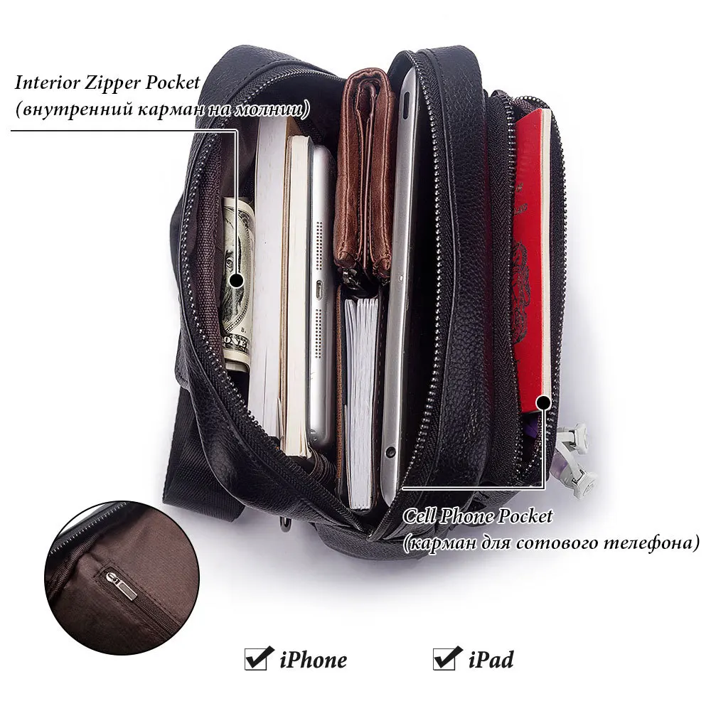 High Quality Hot Style Men's Shoulder Bag Diagonal Bag Casual Leather Chest Bag Messenger Bag Valentines Gift
High Quality Hot Style Men's Shoulder Bag Diagonal Bag Casual Leather Chest Bag Messenger Bag Valentines Gift