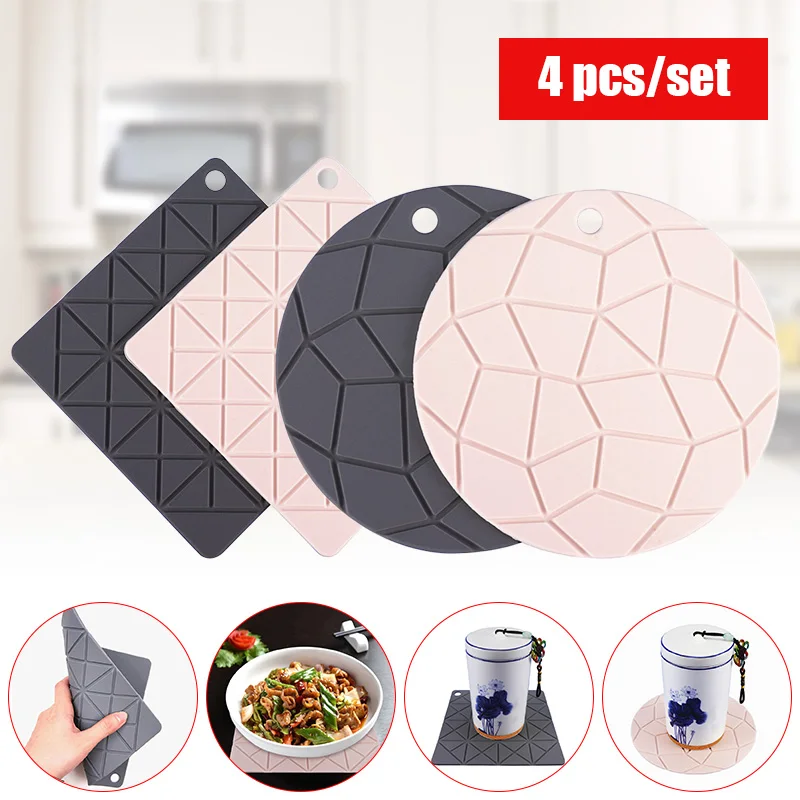 4pcs Silicone Mat Insulation Pad Turtle Pattern Table Heat Resistant Anti-slip Placemats Kitchen Gadget Sets силиконовый коврик
4pcs Silicone Mat Insulation Pad Turtle Pattern Table Heat Resistant Anti-slip Placemats Kitchen Gadget Sets силиконовый коврик