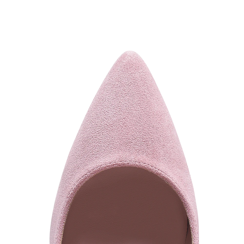 Fashion Women's Shoes 12CM Pointed Toe Fashion Thin Heels Pumps Pink Pump Faux Suede Shoes Woman Big Size US5~US12
Fashion Women's Shoes 12CM Pointed Toe Fashion Thin Heels Pumps Pink Pump Faux Suede Shoes Woman Big Size US5~US12