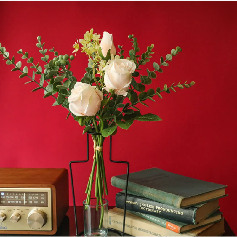 Artificial Flowers, Mira Rose 44.5cm High Imitation Fabric Rose Bouquet, Nordic INS Home Decoration Bride, Valentine's Day Gift
Artificial Flowers, Mira Rose 44.5cm High Imitation Fabric Rose Bouquet, Nordic INS Home Decoration Bride, Valentine's Day Gift