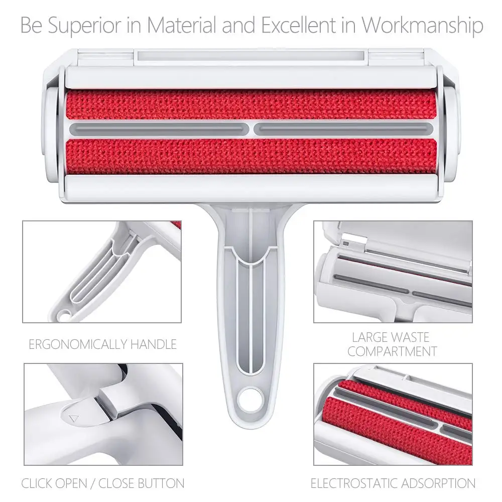 Pet Hair Roller Remover Lint Brush 2-Way Dog Cat Comb Tool Convenient Cleaning Dog Cat Fur Brush Base Home Furniture Sofa Clothe
Pet Hair Roller Remover Lint Brush 2-Way Dog Cat Comb Tool Convenient Cleaning Dog Cat Fur Brush Base Home Furniture Sofa Clothe