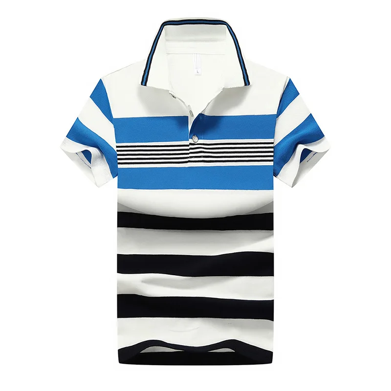 Men's Casual Slim Fit Shirts 100% Cotton Plus Size 4XL Masculino Short Sleeve Striped Polo Shirts for Men
Men's Casual Slim Fit Shirts 100% Cotton Plus Size 4XL Masculino Short Sleeve Striped Polo Shirts for Men