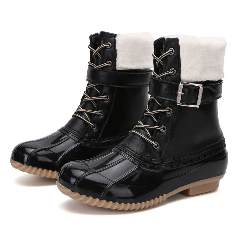 Swyivy Warm Fur Rainboots Women Waterproof Water Shoes Ankle Boots Winter 2020 New Duck Boots for Women Thick Fur Snowboots
Swyivy Warm Fur Rainboots Women Waterproof Water Shoes Ankle Boots Winter 2020 New Duck Boots for Women Thick Fur Snowboots