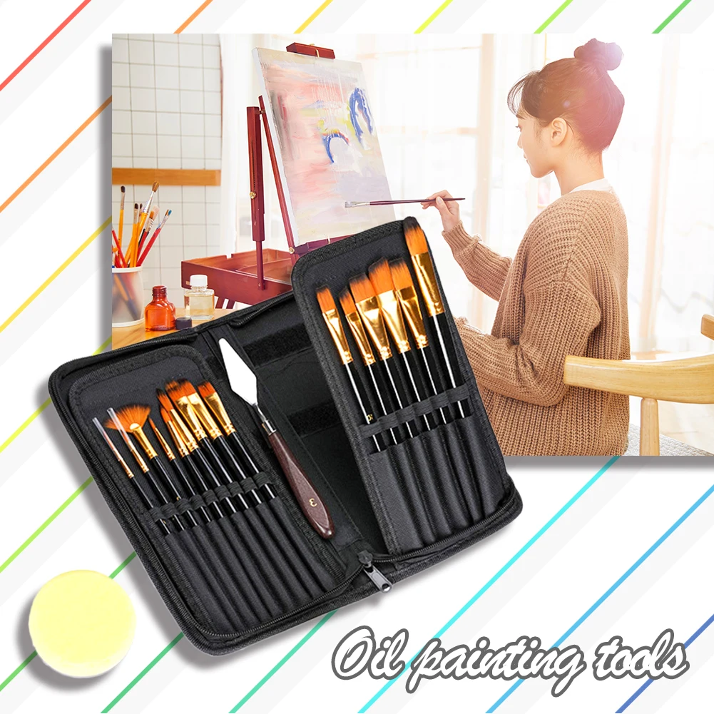 1 Set Oil Painting Tools Nylon Watercolor Home Artist Acrylic Oil Picture Drawing Tools Accessories Art Pens Gift for Kids
1 Set Oil Painting Tools Nylon Watercolor Home Artist Acrylic Oil Picture Drawing Tools Accessories Art Pens Gift for Kids