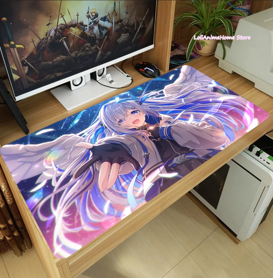 Anime Game Amane Kanata Hololive VTuber Mouse Pad Thicken Laptop Gaming Mice Mat Table Keyboard Mat Playmat Cosplay Xmas Gifts
Anime Game Amane Kanata Hololive VTuber Mouse Pad Thicken Laptop Gaming Mice Mat Table Keyboard Mat Playmat Cosplay Xmas Gifts