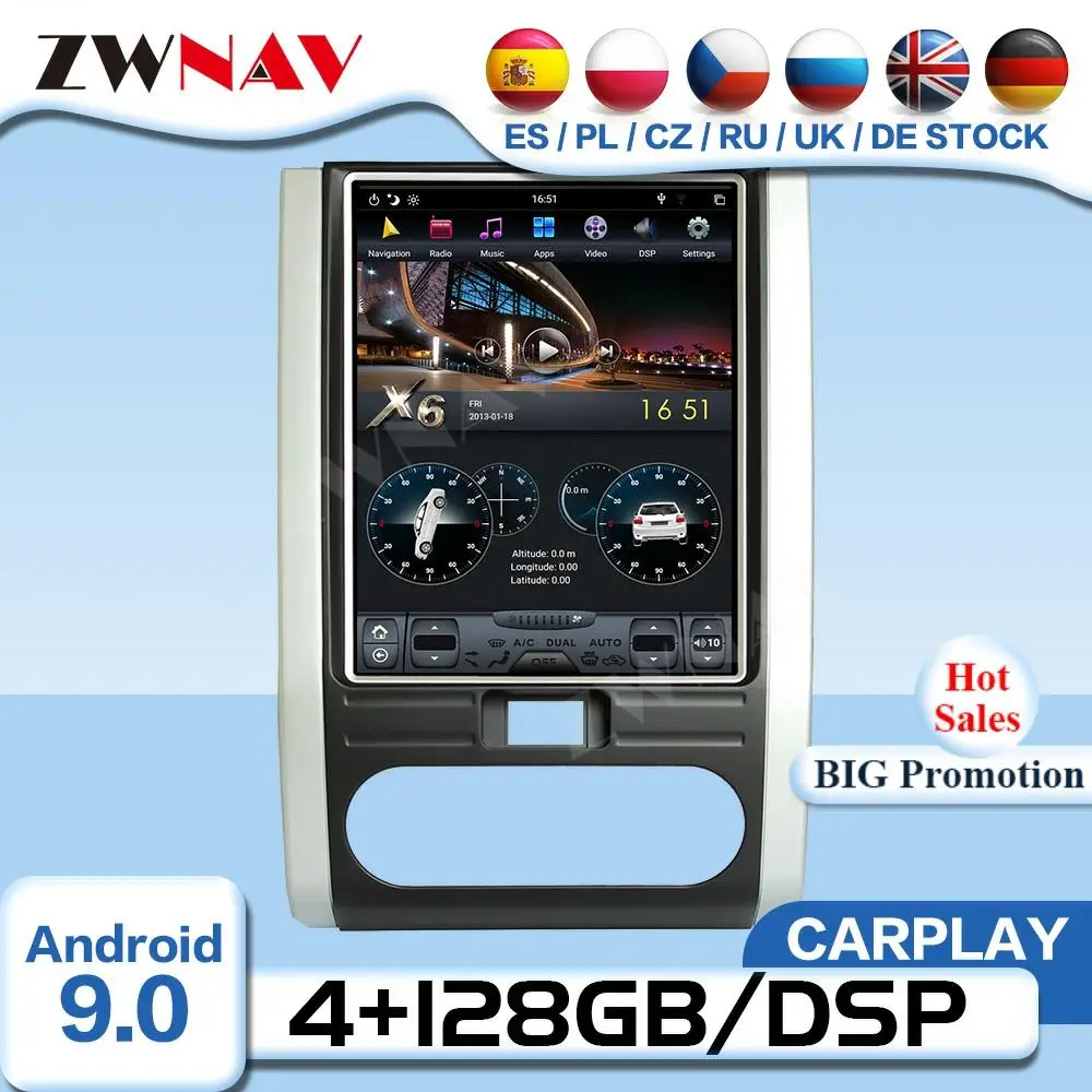 Tesla Screen Android 9 Video Player For Nissan X-Trail 2007 2008 2009 2010 2011 2012 2013 Radio Receiver Audio Stereo Head Unit
Tesla Screen Android 9 Video Player For Nissan X-Trail 2007 2008 2009 2010 2011 2012 2013 Radio Receiver Audio Stereo Head Unit