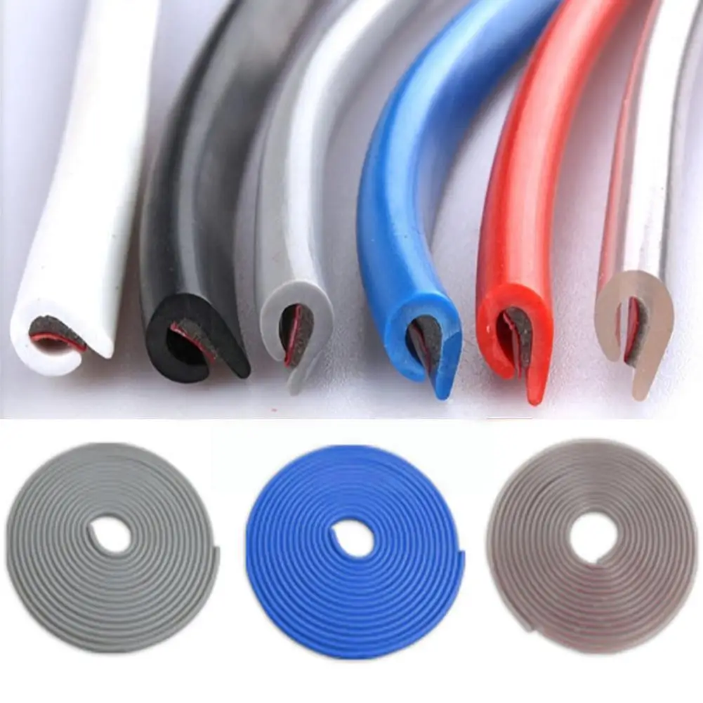 5M Universal Car Door Edge Rubber Scratch Protector Strip Sealing Moulding Side Car Strip DIY Door Strips Protection Car-st Q0B6
5M Universal Car Door Edge Rubber Scratch Protector Strip Sealing Moulding Side Car Strip DIY Door Strips Protection Car-st Q0B6