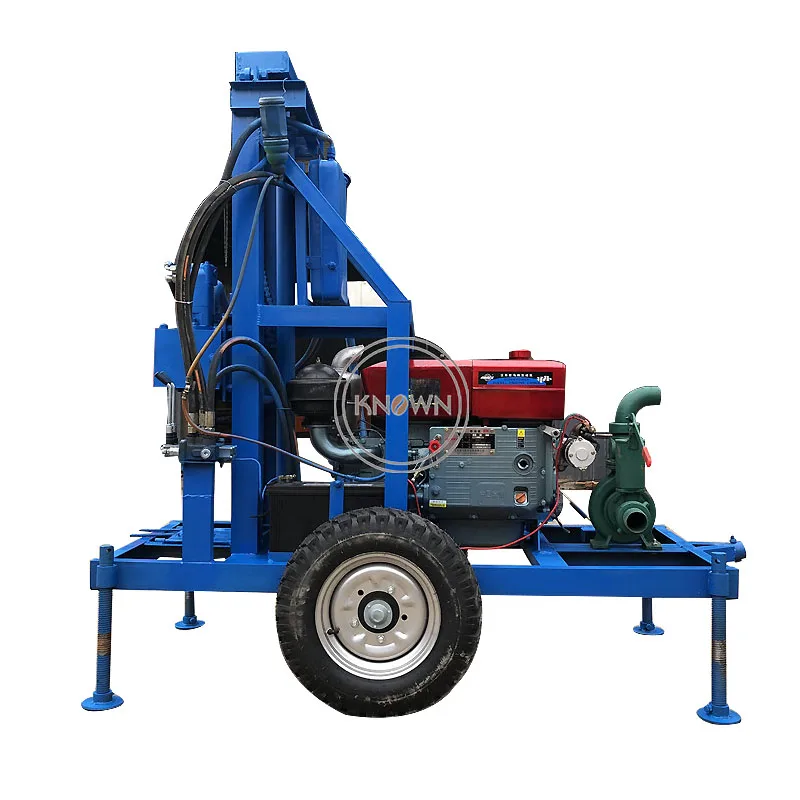 Diesel Type Water Well Drilling Machine 22Horsepower Borehole Drill Rig of Wells Deep for Domestic and Farm Use
Diesel Type Water Well Drilling Machine 22Horsepower Borehole Drill Rig of Wells Deep for Domestic and Farm Use
